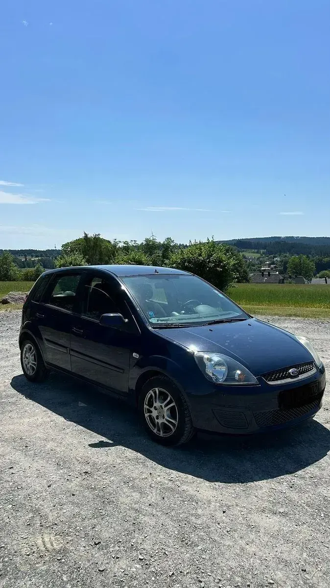 Gebraucht Ford Fiesta Style 69 PS (50 kW) 2008 Blau Kleinwagen