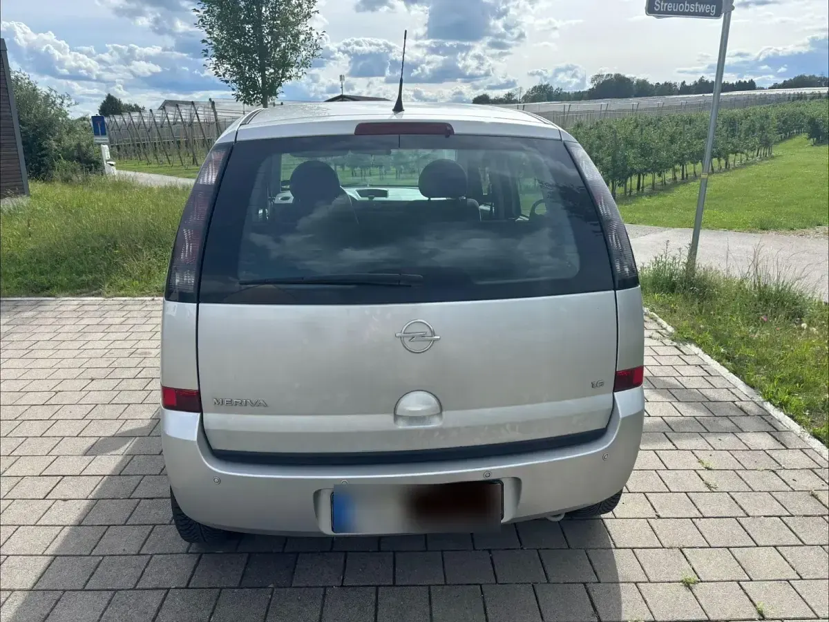 Gebraucht Opel Meriva 105 PS (77 kW) 2006 Silber Van / Kleinbus