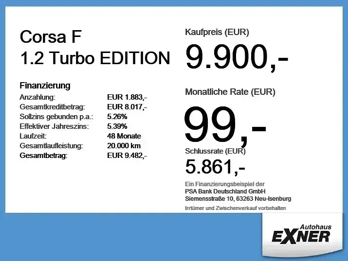 Gebraucht Opel Corsa Edition 75 PS (55 kW) 2022 Power orange Kleinwagen