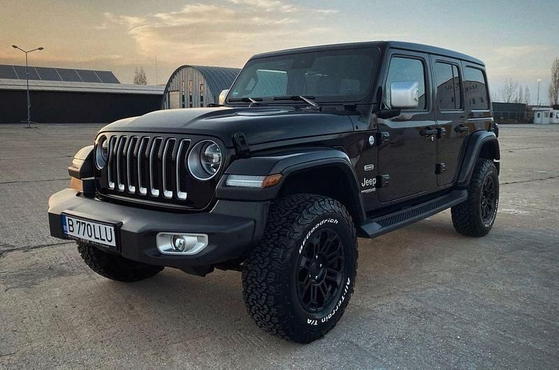 Schwarz Gebraucht 2022 Jeep Wrangler Unlimited SUV | 49.300 € (Guter Preis) - Bild 1/4