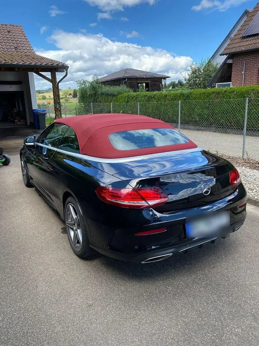 Gebraucht Mercedes C200 AMG line 184 PS (135 kW) 2016 Schwarz Cabrio