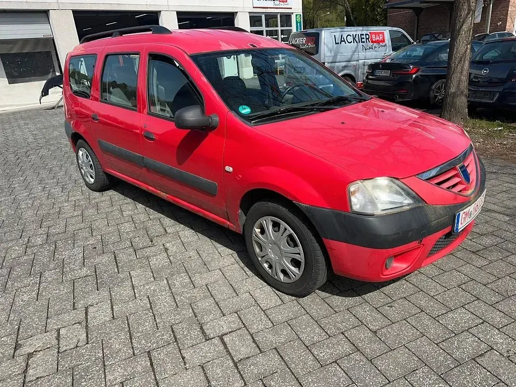 Gebraucht Dacia Logan MCV 105 PS (77 kW) 2007 Rot Kombi