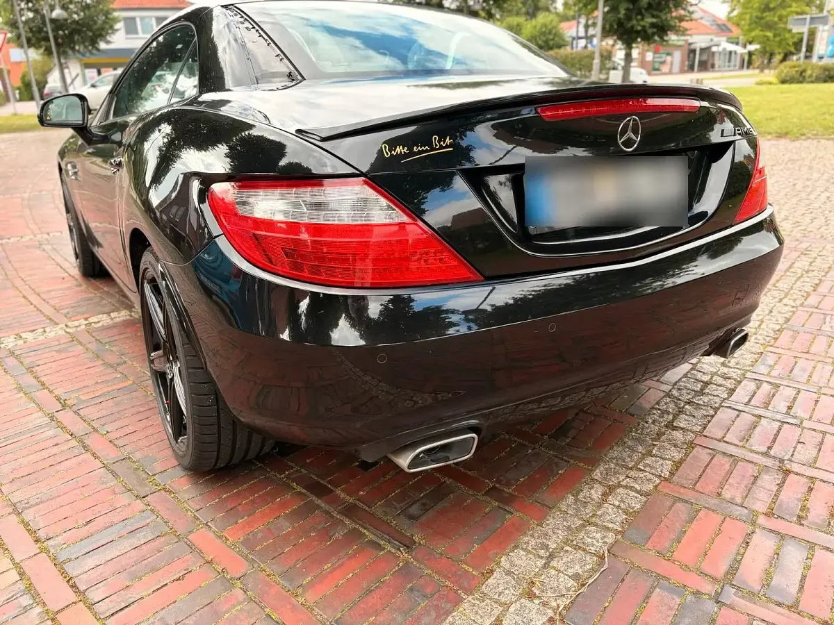 Gebraucht Mercedes SLK250 204 PS (150 kW) 2014 Schwarz Cabrio