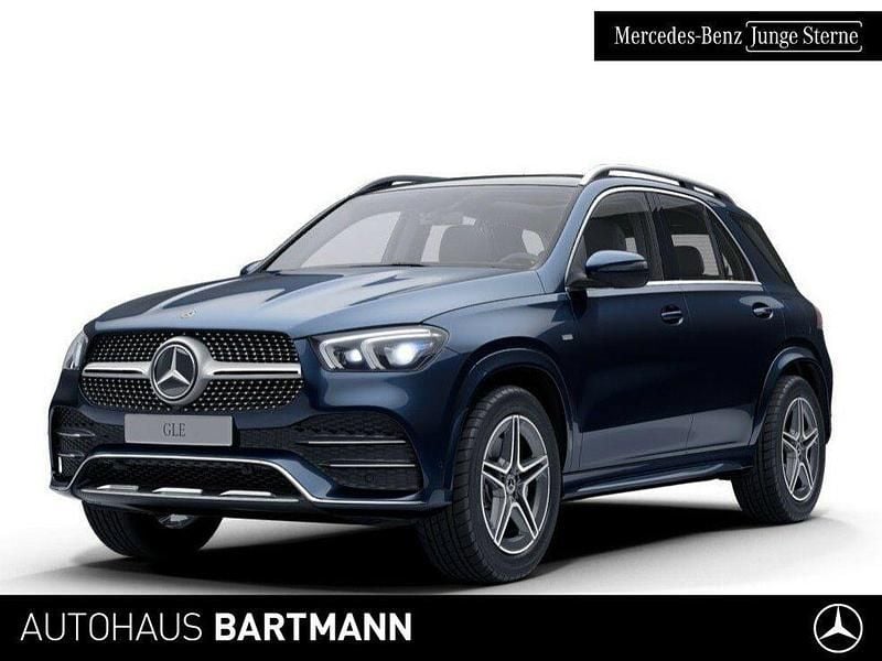 Blau Gebraucht 2021 Mercedes GLE350 AMG SUV | 59.200 € (Fairer Preis) - Bild 1/4