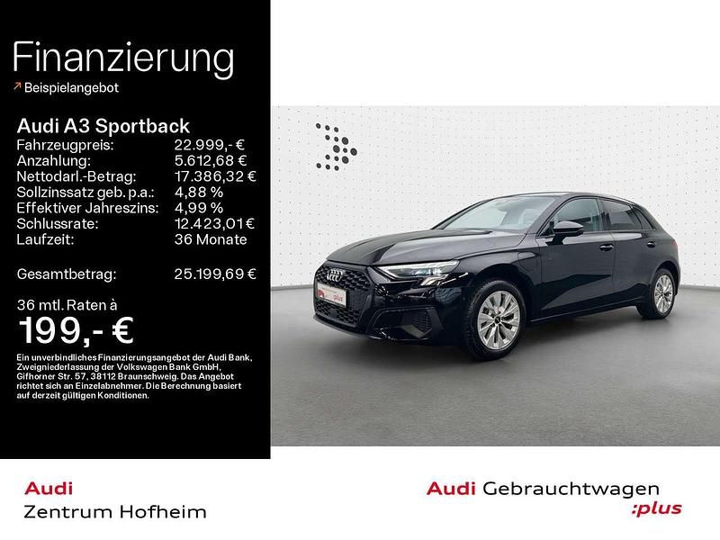 Brillantschwarz Gebraucht 2022 Audi A3 e-tron Kleinwagen | 22.999 € (Fairer Preis) - Bild 1/4