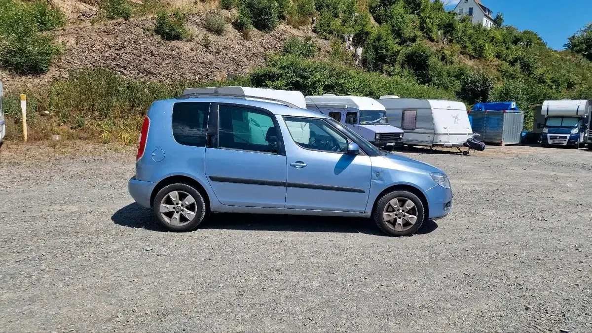 Gebraucht Skoda Roomster 105 PS (77 kW) 2007 Blau Van / Kleinbus