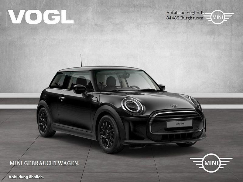 Schwarz Gebraucht 2021 Mini ONE Hatch Kleinwagen | 16.890 € (Fairer Preis) - Bild 1/4