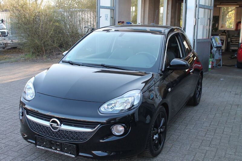 Onyx schwarz Gebraucht 2018 Opel Adam Glam Kleinwagen | 10.450 € (Fairer Preis) - Bild 1/4