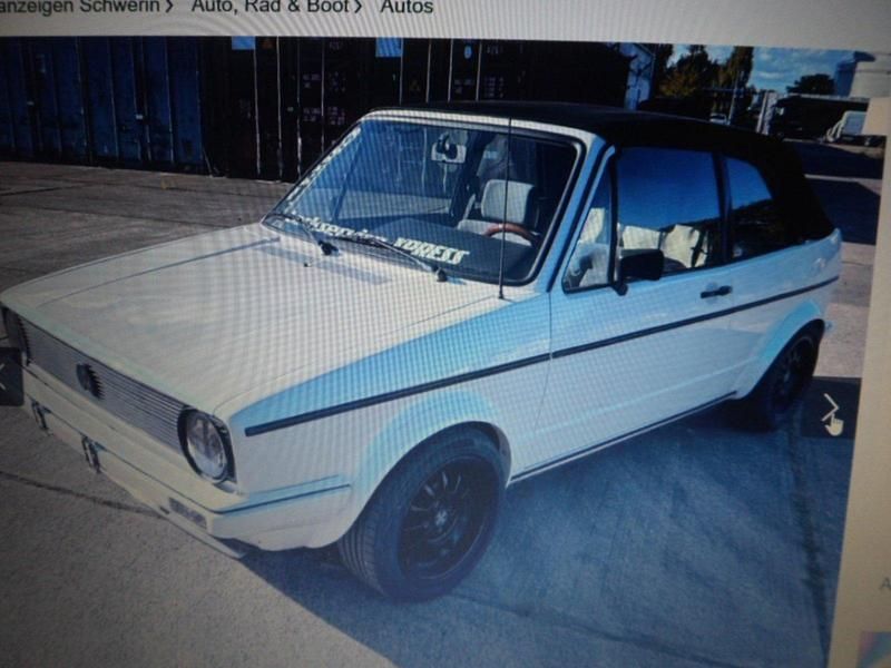 Gebraucht VW Golf Cabriolet 72 PS (52 kW) 1987 Weiß Cabrio