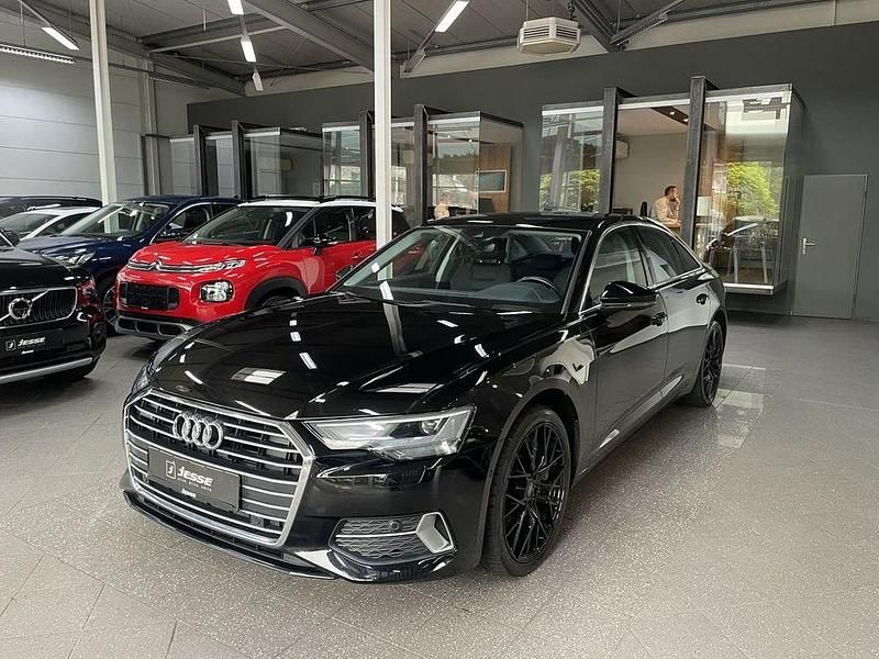 Brillantschwarz (metallic) Gebraucht 2021 Audi A6 Sport Limousine | 30.990 € (Superpreis) - Bild 1/4