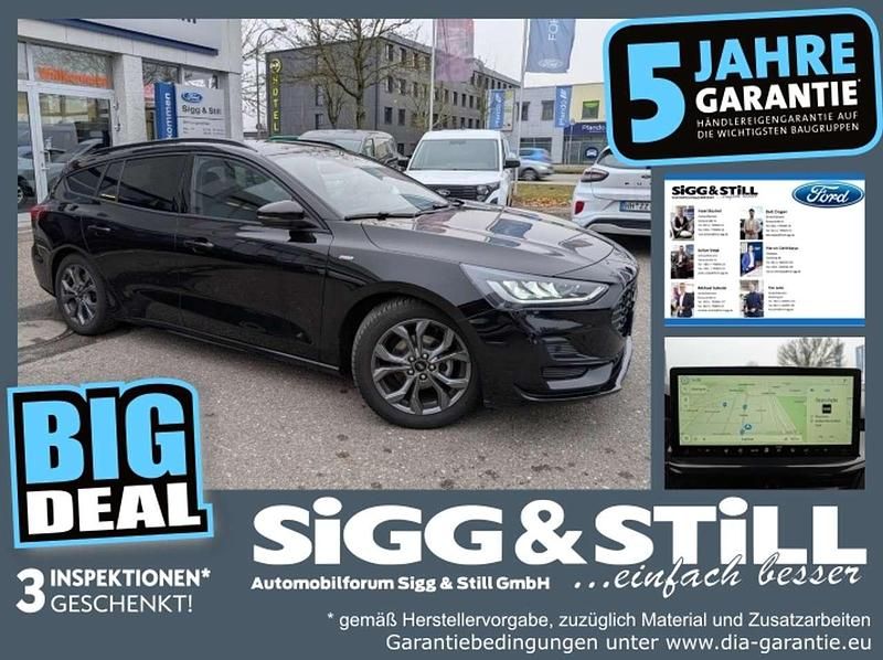 Obsidianschwarz metallic Gebraucht 2025 Ford Focus ST-Line Kombi | 21.750 € (Guter Preis) - Bild 1/4
