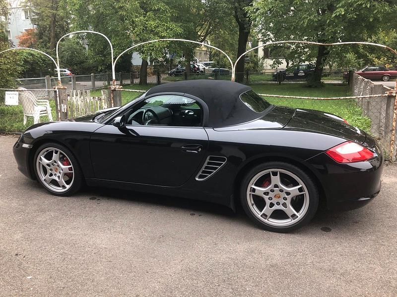 Schwarz Gebraucht 2006 Porsche Boxster S Cabrio | 19.750 € (Guter Preis) - Bild 1/4