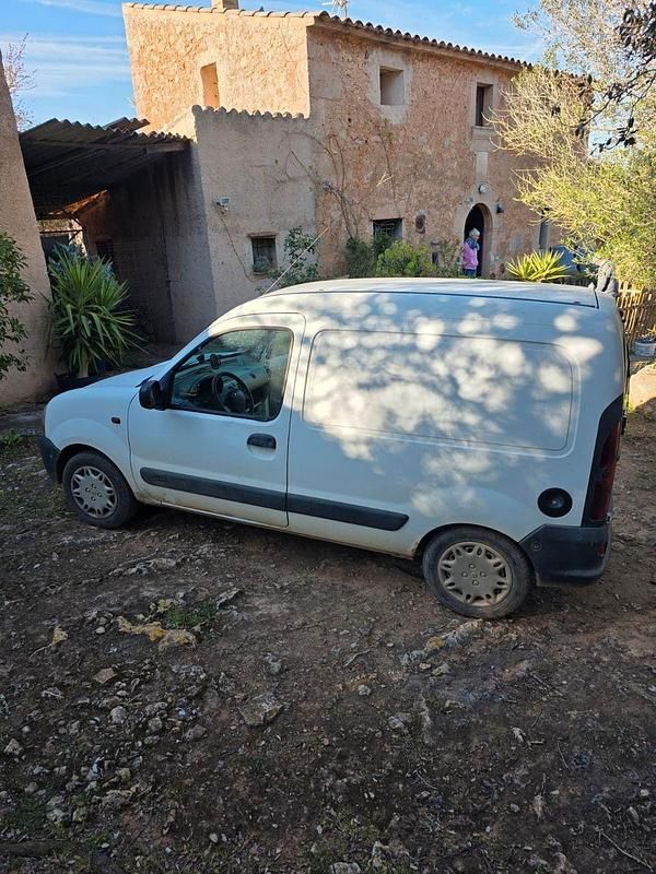 Gebraucht Renault Kangoo 65 PS (47 kW) 2003 Weiß Van / Kleinbus