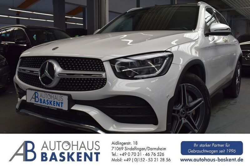 Weiß Gebraucht 2022 Mercedes GLC220 AMG line SUV | 44.790 € (Fairer Preis) - Bild 1/4
