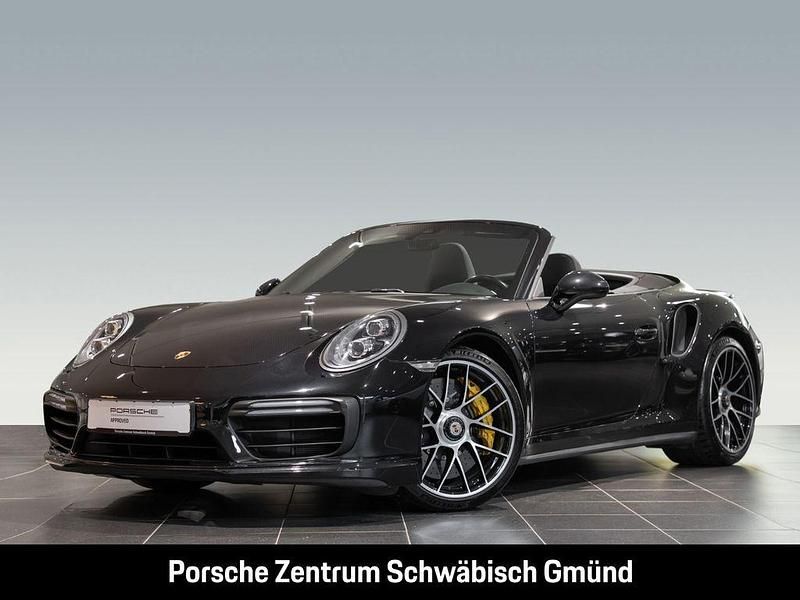 Schwarz Gebraucht 2018 Porsche 911 Turbo S Cabriolet Cabrio | 169.880 € - Bild 1/4