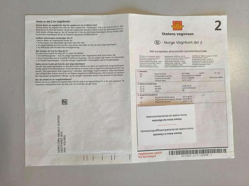 Second-hand Audi A3 Ambition 105 CP (77 kW) 2012 Albastru Hatchback