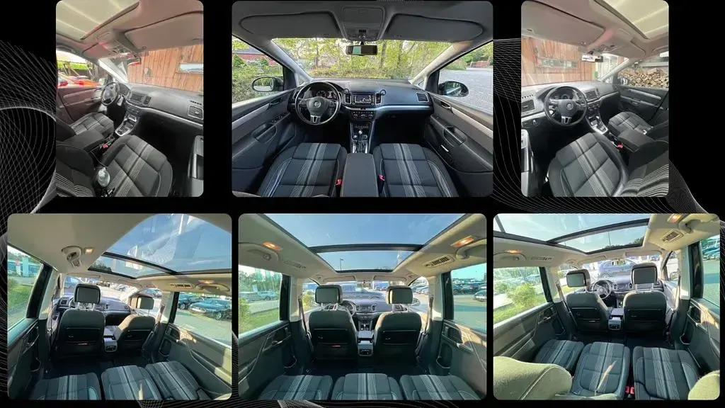 Gebraucht VW Sharan Match 170 PS (125 kW) 2012 Schwarz Van / Kleinbus