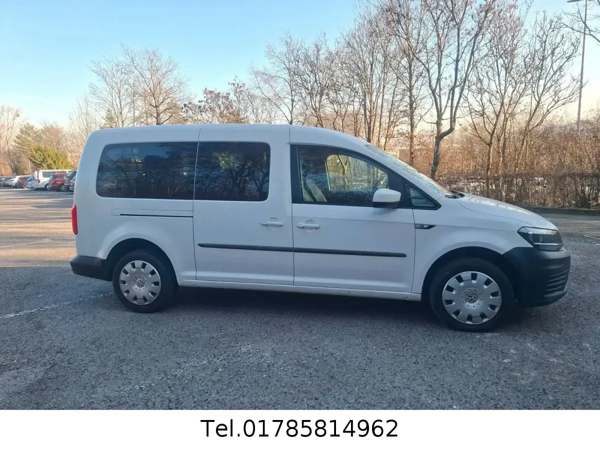 Second-hand VW Caddy Maxi 150 CP (110 kW) 2018 Alb Monovolum