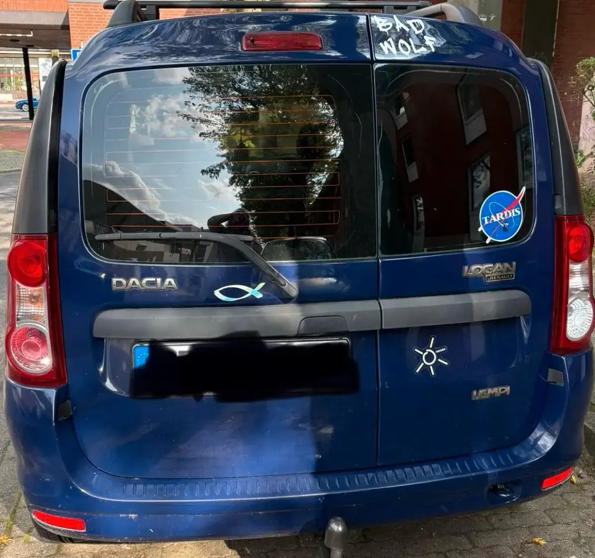 Używany Dacia Logan 87 KM (63 kW) 2009 Niebieski Kombi