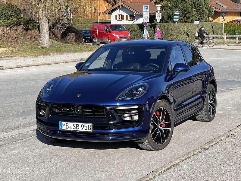 Blau Gebraucht 2022 Porsche Macan GTS SUV | 72.999 € (Etwas zu teuer) - Bild 1/4