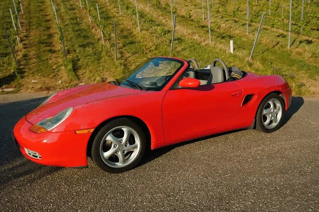 Gebraucht Porsche 986 Boxster 220 PS (161 kW) 2000 Rot Cabrio