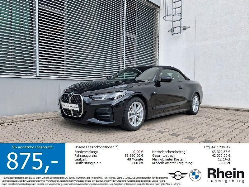 Schwarz Gebraucht 2025 BMW 430 Cabriolet M Sport Cabrio | 57.840 € (Teuer) - Bild 1/3