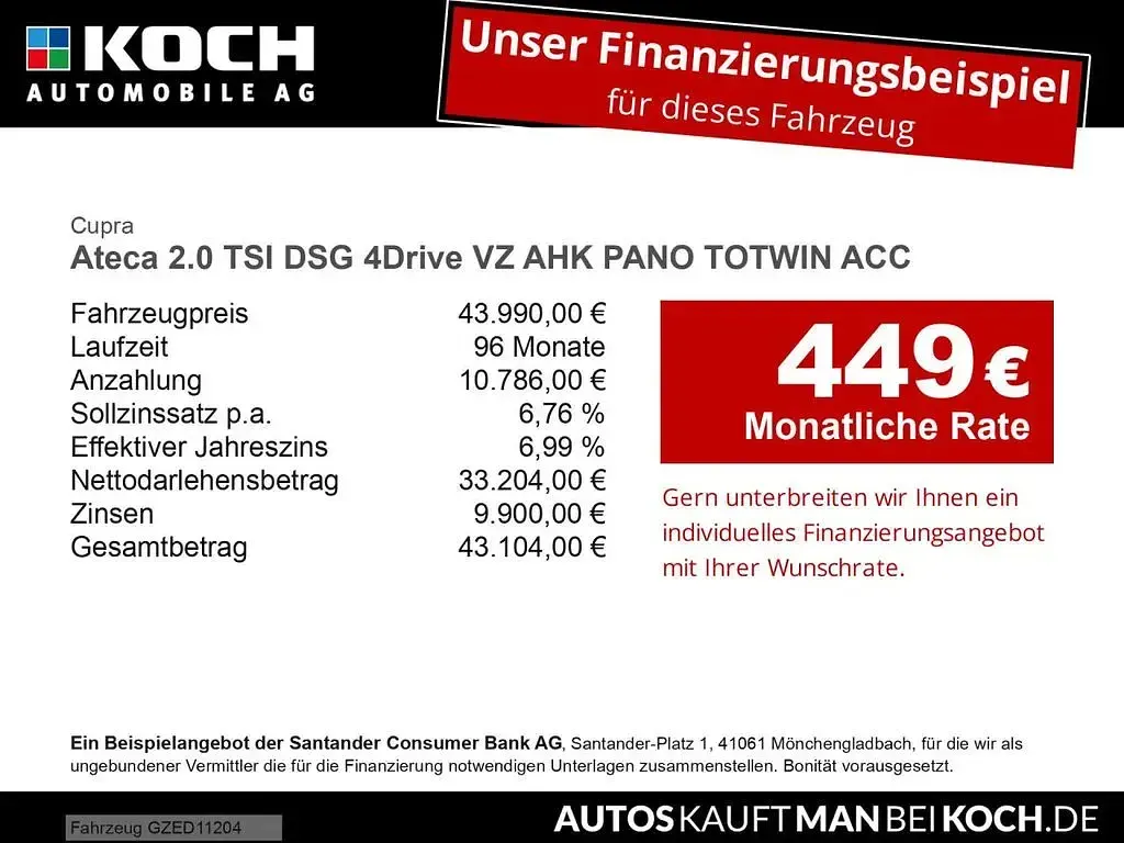 Gebraucht Cupra Ateca VZ 300 PS (220 kW) 2026 Grün SUV