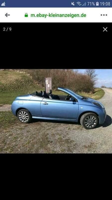 Blau Gebraucht 2005 Nissan Micra C+C Premium Edition Cabrio | 4.500 € - Bild 1/2