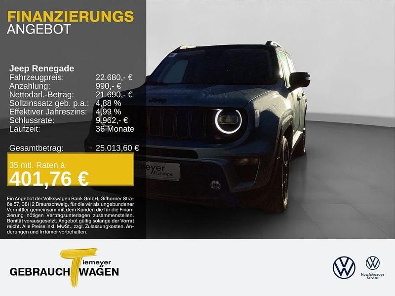 Blau Gebraucht 2023 Jeep Renegade Longitude SUV | 22.680 € (Etwas zu teuer) - Bild 1/4