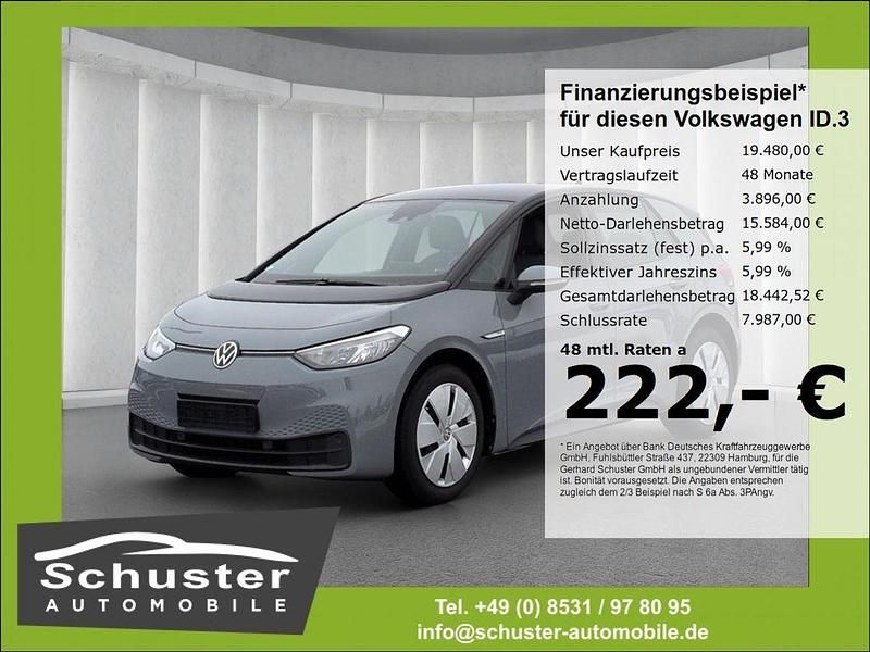 Gebraucht VW ID.3 Pro Performance 150 kW (204 PS) 2021 Grau Kleinwagen