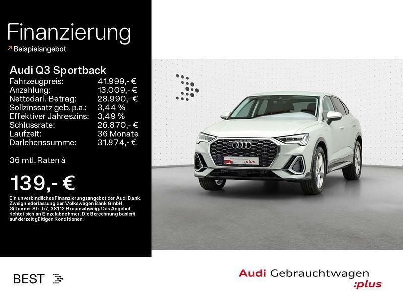 Tausilber metallic Gebraucht 2024 Audi Q3 S-Line SUV | 41.999 € (Fairer Preis) - Bild 1/4