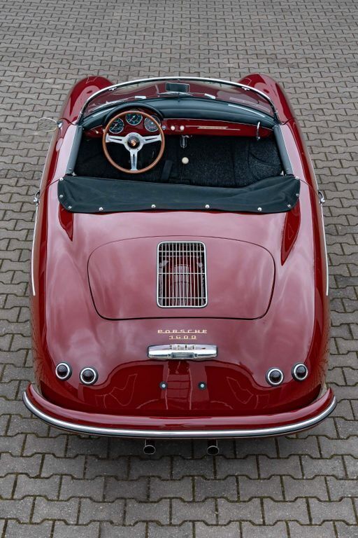 Gebraucht Porsche 356 60 PS (44 kW) 1956 Rot Cabrio