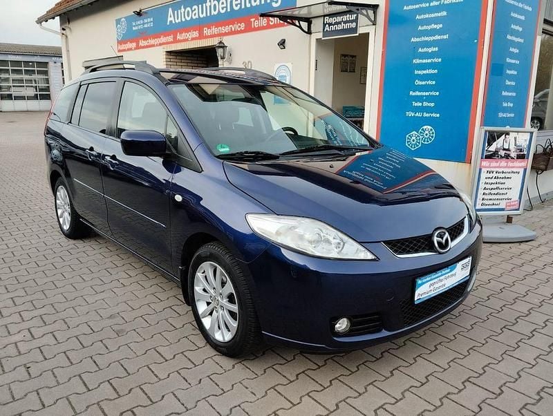 Blau Gebraucht 2006 Mazda 5 Exclusive Van / Kleinbus | 3.499 € - Bild 1/4