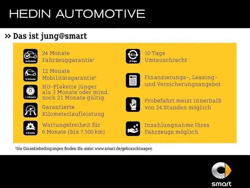 Schwarz Gebraucht 2022 Smart ForTwo Electric Drive Coupé | 9.140 € (Superpreis) - Bild 1/3