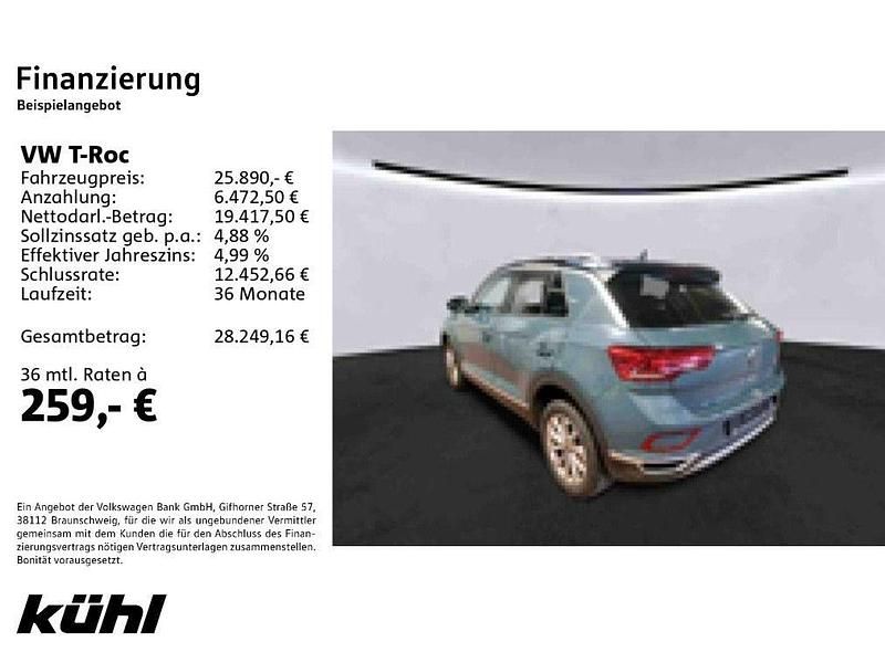 Gebraucht VW T-Roc Style 150 PS (110 kW) 2023 Petroleum blue metallic SUV