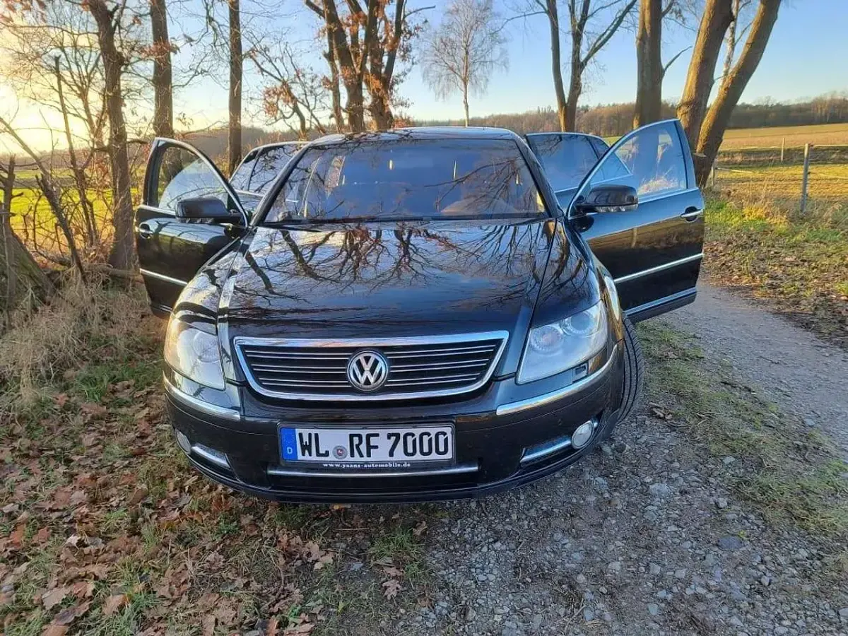 Brugt VW Phaeton 232 HK (170 kW) 2008 Sort Sedan