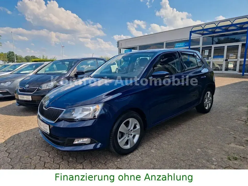 Gebraucht Skoda Fabia Ambition 60 PS (44 kW) 2018 Blau Limousine