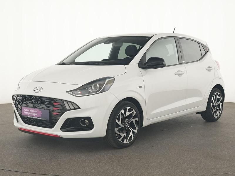 Polar white Gebraucht 2021 Hyundai i10 N Line Kleinwagen | 14.445 € (Fairer Preis) - Bild 1/4
