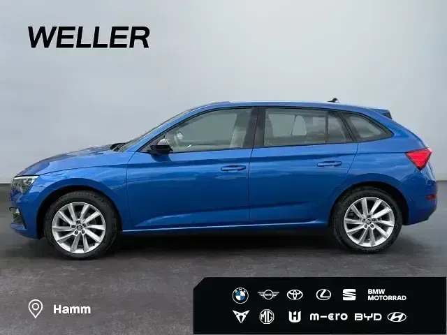 Gebraucht Skoda Scala Style 116 PS (85 kW) 2019 Blau Kleinwagen