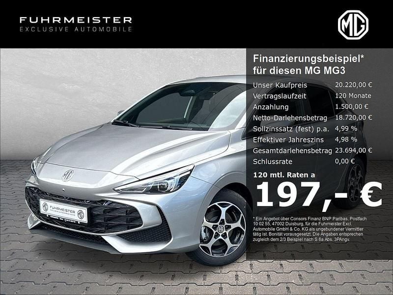 Cosmic silver Gebraucht 2024 MG MG3 Kleinwagen | 20.220 € (Etwas zu teuer) - Bild 1/4