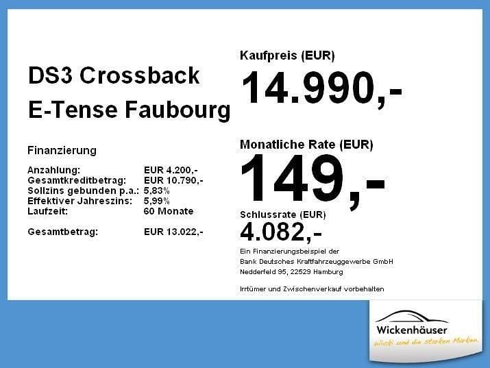 Gebraucht DS Automobiles DS3 Crossback E-Tense 100 kW (136 PS) 2022 Grün SUV