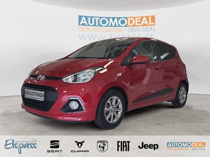 Rot Gebraucht 2016 Hyundai i10 Passion Kleinwagen | 8.389 € (Fairer Preis) - Bild 1/4