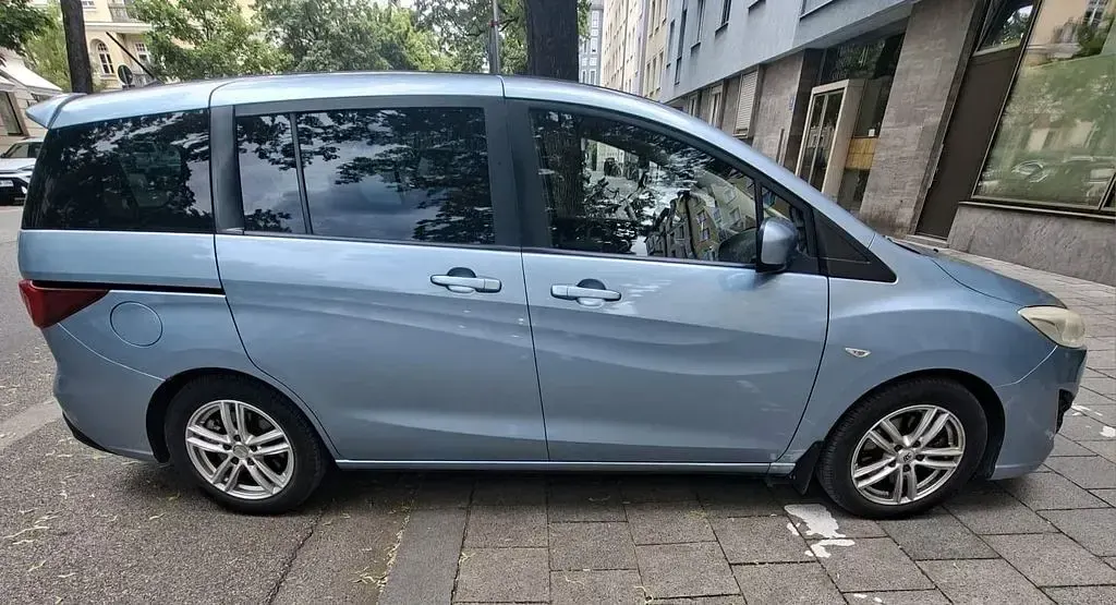 Gebraucht Mazda 5 Sports-Line 144 PS (105 kW) 2013 Blau Van / Kleinbus