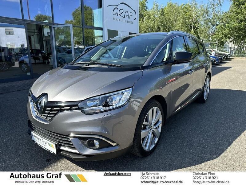 Grau Gebraucht 2019 Renault Grand Scénic IV LIMITED Deluxe Van / Kleinbus | 17.990 € (Etwas zu teuer) - Bild 1/4