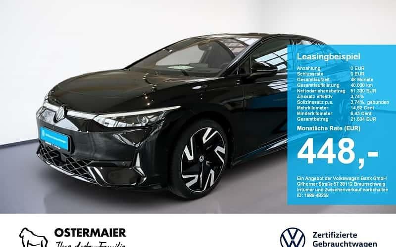 Schwarz Gebraucht 2025 VW ID.7 GTX Kleinwagen | 59.999 € - Bild 1/4