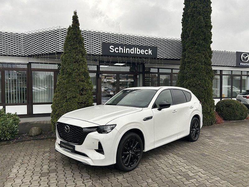 Rhodium white (metallic) Gebraucht 2022 Mazda CX-60 Homura-Line SUV | 33.490 € (Guter Preis) - Bild 1/4