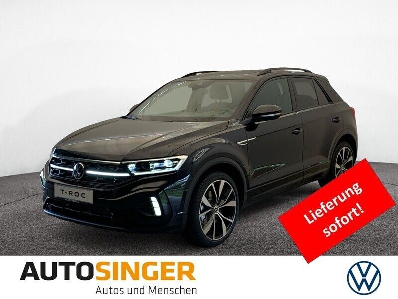 Schwarz Gebraucht 2022 VW T-Roc R-line SUV | 39.980 € - Bild 1/4