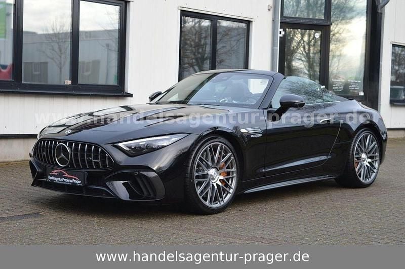 Schwarz Gebraucht 2023 Mercedes SL63 AMG AMG Cabrio | 136.900 € (Fairer Preis) - Bild 1/4