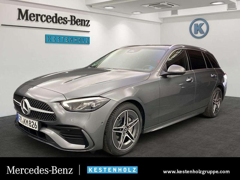 Grau Gebraucht 2024 Mercedes C220 AMG Kombi | 46.850 € (Teuer) - Bild 1/4