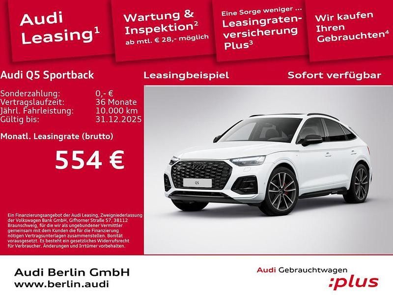 Gletscherweiß metallic Gebraucht 2025 Audi Q5 Sportback Ambiente SUV | 58.600 € (Teuer) - Bild 1/3
